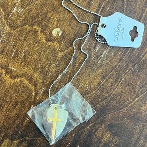 Stainless Steel Cross Necklace